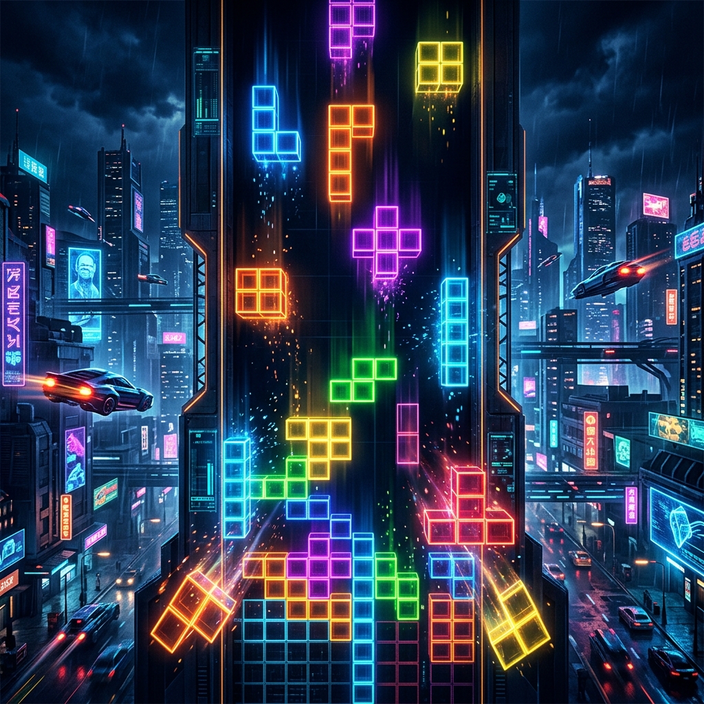 Neon Tetris